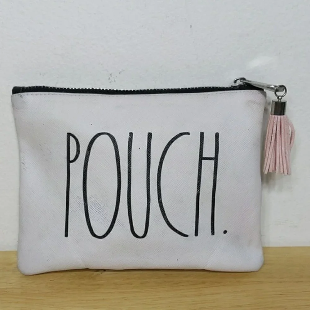 Rae Dunn Pouch Zippered Bag Cosmetic Bag